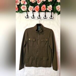 Ralph Lauren Mock-Neck Soft Cargo Sweater